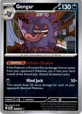 Gengar Reverse Holo Rare ME03: Perfect Order 050/088 NM