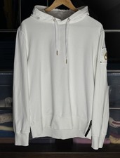 Moose Knuckles white hoodie sweatshirt