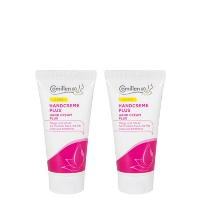 Camillen 60/Handcreme Plus ''Reisegröße'' für Normale Haut 2x30ml/Hautpflege 