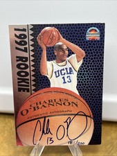 1997 Score Board Charles O’Bannon Auto 185 /200 SB Platinum Autograph UCLA NCAA