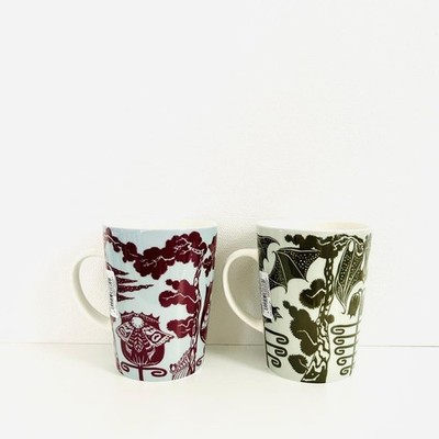 Iittala Taika Mug Cup Night Sepia Sleep Cherry 400ml Pair Set