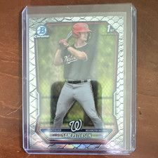 Bowman Chrome Chrome 1st Bowman Rookie Sam Petersen BCP-112 Nationals