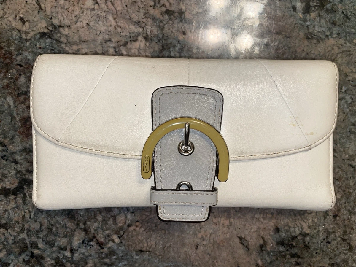 Coach White Wallets for Women with Vintage for sale | eBay