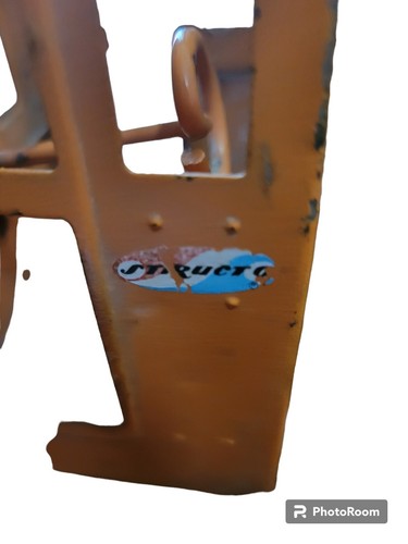Vintage STRUCTO ROAD GRADER 1950'S All-Metal Orange - Picture 6 of 7