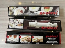 QUICK SUSHI MAKER SET MACHINE RICE MOLD BAZOOKA ROLLER KIT, NEW