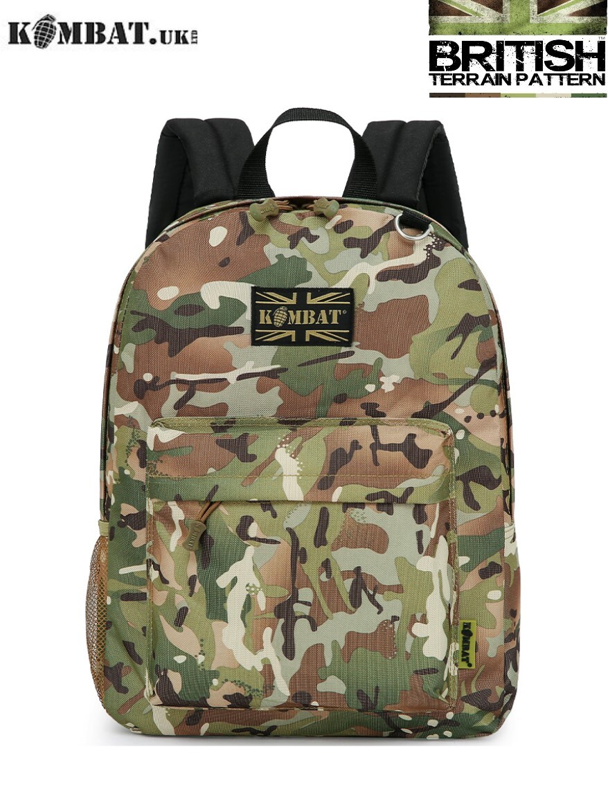 Kombat Camo Rucksack Tactical Army Military Bag 18L Street Pack BTP Camo
