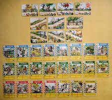 33 Figurine Gioco IL GIRO BINACA Ciclismo 1952. Prezzo esposto per una figurina