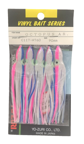 YO ZURI OCTOPUS AR. Polypes C117-A760 taille 3,0 - 90 mm 5 pièces FA960