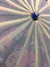 Early 1900s Parasol Umbrella Victorian Floral Turn Of The Century Bakelite HandL