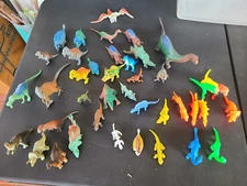 Lot Of x41 Safari Ltd. Tyrannosaurus T-Rex Dinosaurs Action Figures Brontosaurus