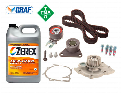 Timing Belt Kit + Water Pump + Coolant Original INA / GRAF for select VOLVO