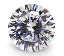 Flawless Natural Round Shape White Zircon 4.90 Ct EGL Certified Loose Gemstone