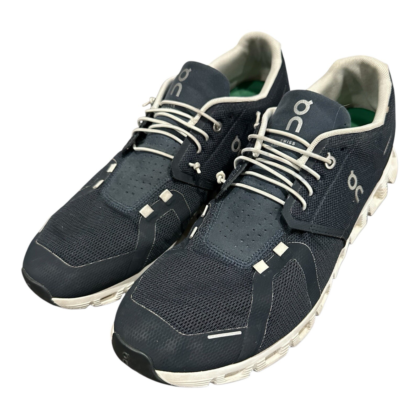 SAOLA Scarpe da corsa On Cloud 5 uomo taglia 12 5 blu navy bianco sneakers palestra atletica