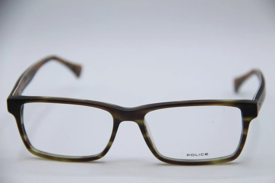 NUEVAS GAFAS POLICE VPL 437K COL. 92IM MARRÓN CUERNO MATE MARCOS AUTÉNTICOS 55-16 Foto 2 de 4