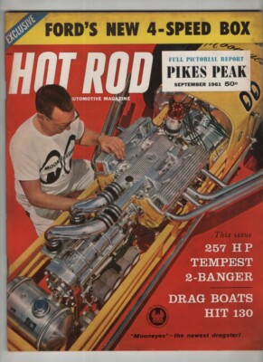 Hot Rod Mag Ford's 4 Speed Box Drag Boats September 1961 042321nonr