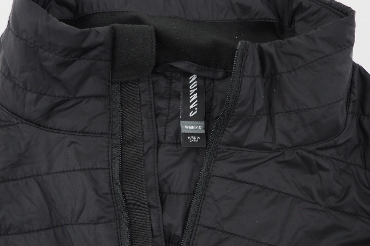 Canyon Bicycles Women's Primaloft Insulated Vest Black Size Small