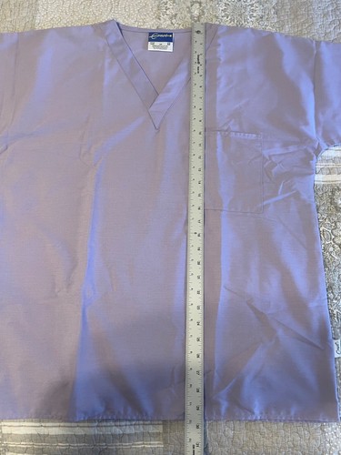 Crest Workwear Women's V-Neck Scrub Top - Orchid - Size M - Picture 6 of 6