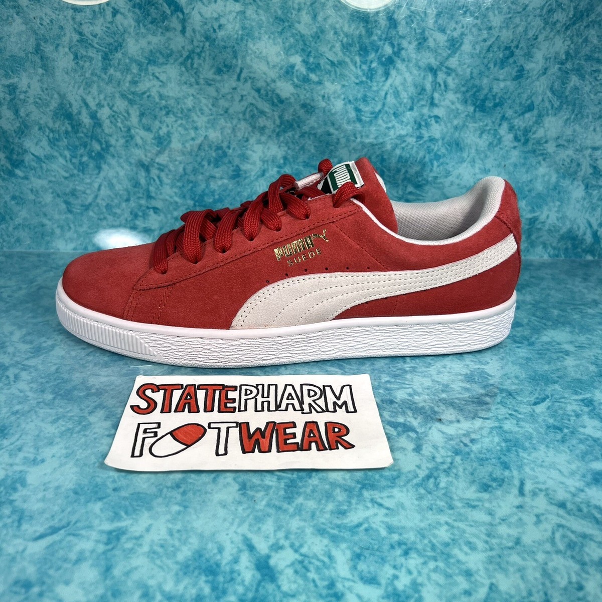 Size 9 - PUMA Suede Classic Red for sale online | eBay