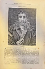 1870 Artist Albert Durer illustrated