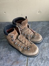 Vintage BASS All Leather Mountaineering Hiking Boots Women's US 6 N - Italy N27