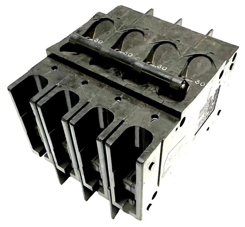Airpax 219-4-1-62-3-9-30 Circuit Breaker 30A 4P 120-240V Max 50-60Hz 37.5A Trip