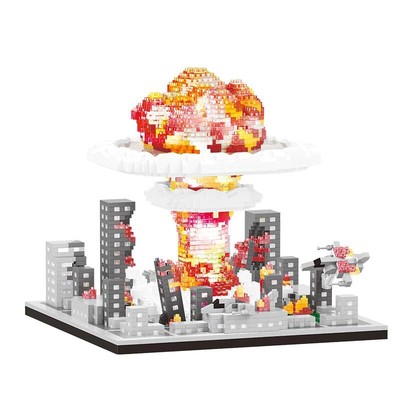 lovlaugh Atomic Bomb Building Blocks Set   3460 Pieces | Educational Model Ki...