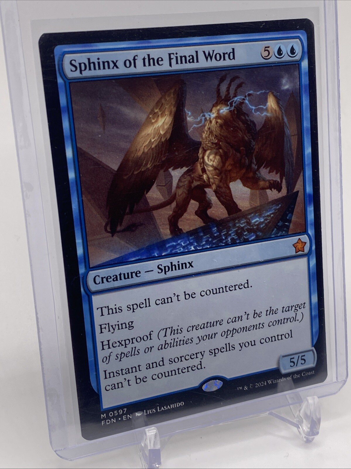 MTG - Sphinx of the Final Word - Foundations - Regular - NM+