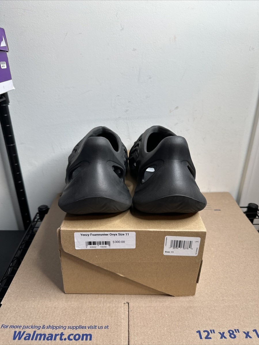 Size 11 - Adidas Yeezy Foam Runner Onyx VERY CLEAN with