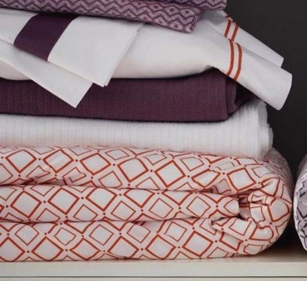 Funda nórdica Sferra Deagan Tangerine King 5 piezas. Juego Percal Algodón Egipcio Nuevo Foto 4 de 4