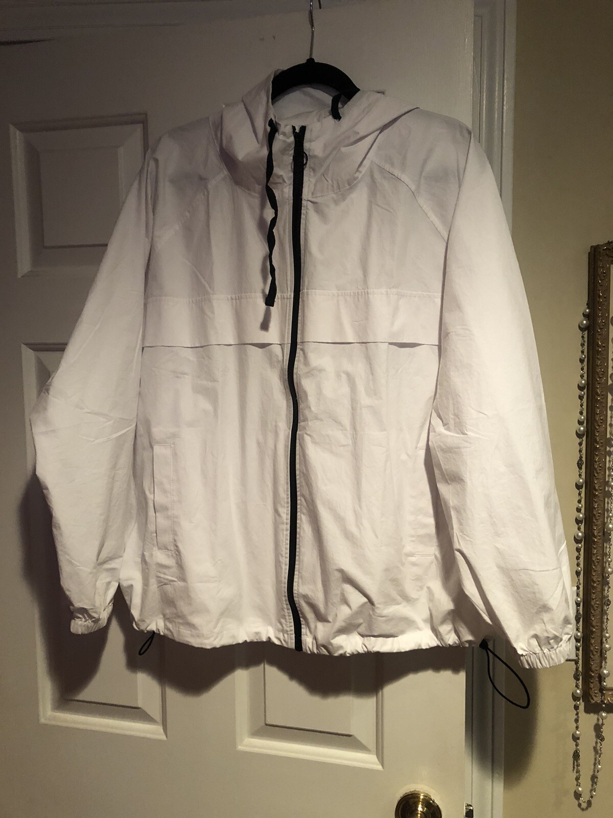 Fabletics Woven Jacket Medium White - image 1