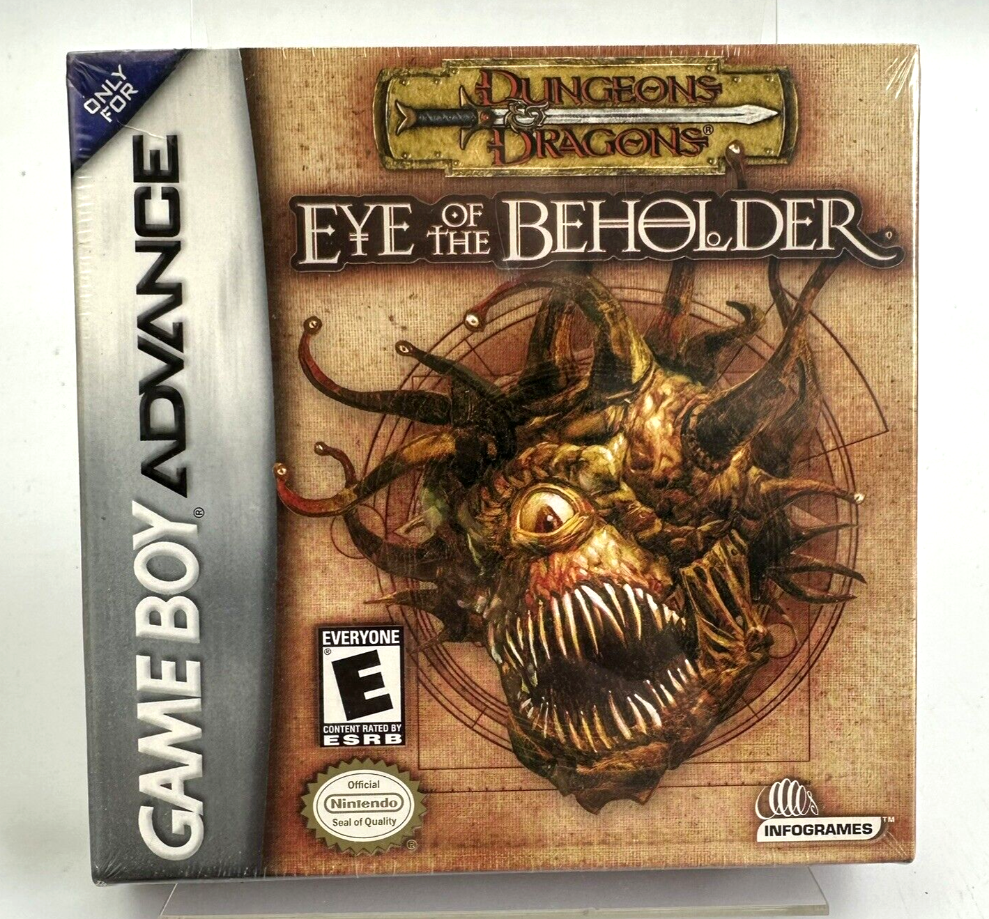 GBA Dungeons & Dragons: Eye Of The Beholder, New And Factory Sealed