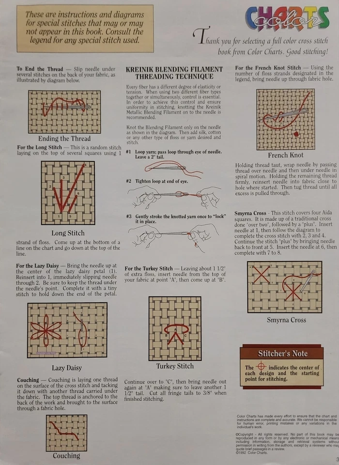 Stitch Time Flowers Fruits Vegetables Cross Stitch Patterns By Color Charts a8 - Image 2 of 3