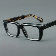 Oversize Acetate Square Reading Glasses Japanese Full Rim Women Men Reader