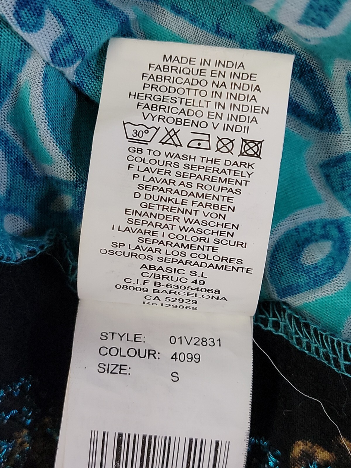 Desigual V-Neck Multicolored Multi Pattern Graffi… - image 13