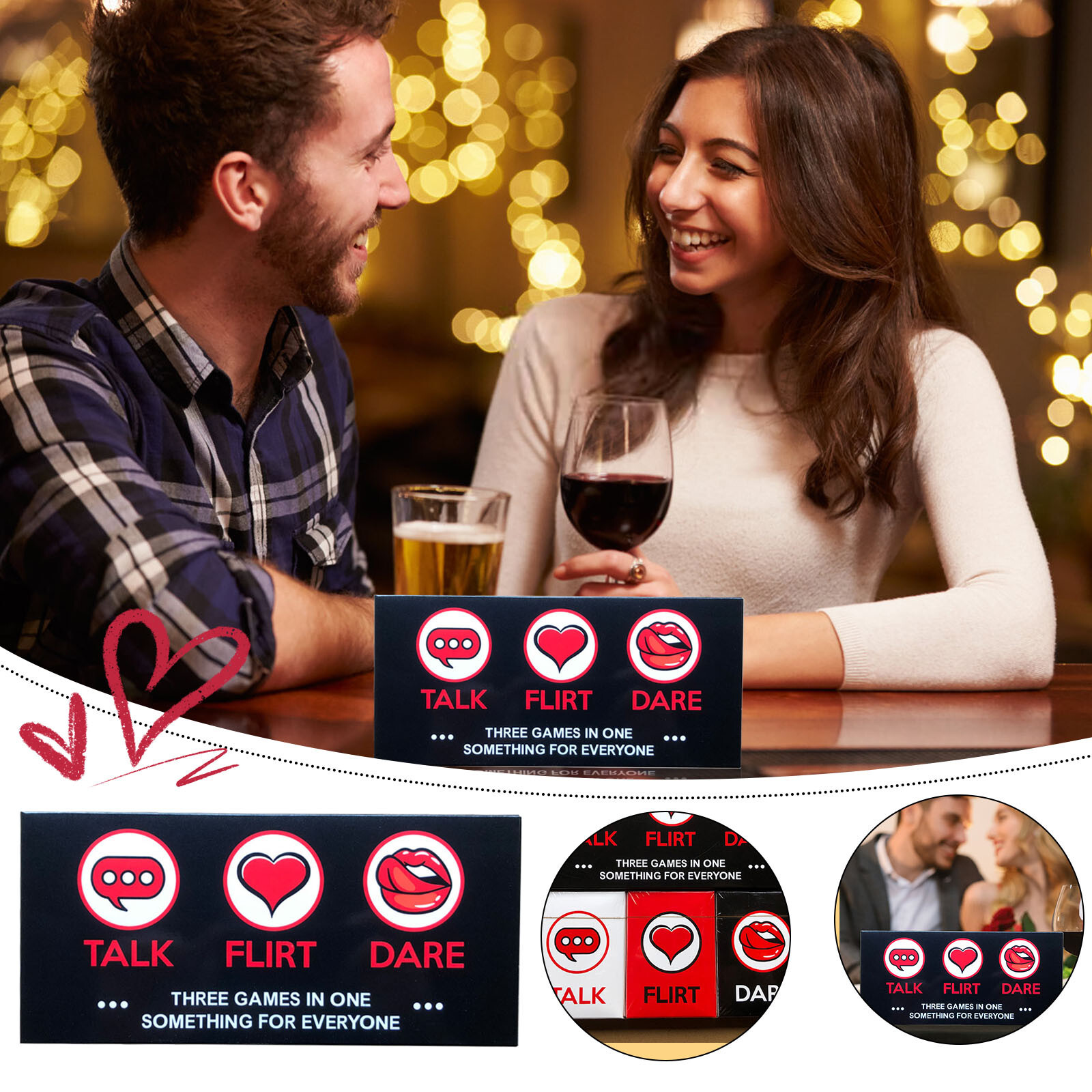 Game For Couples Night Ideas Girlfriend, Boyfriend, Newlywed, Wife Or Husband.