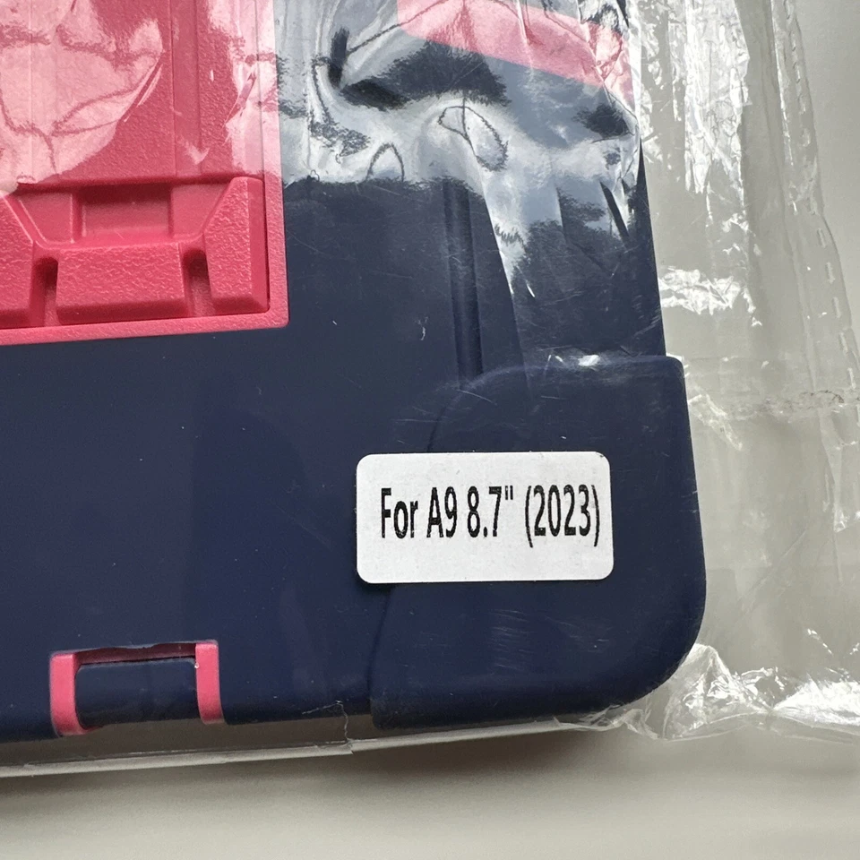 Hard Case for Samsung Galaxy Tab A9 2023 (8.7 inch), Heavy Duty Kick Stand Pink - Image 4 of 4