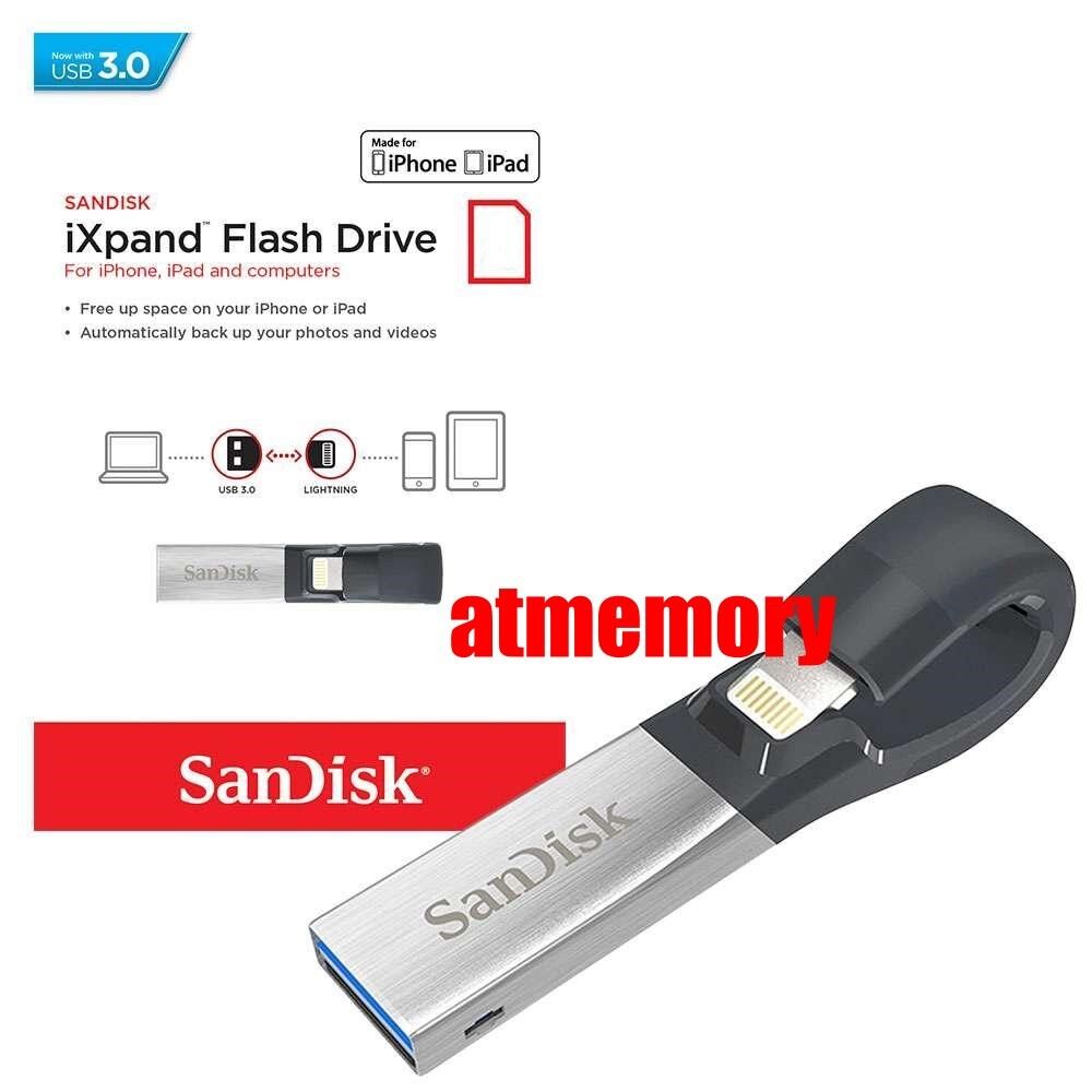 Pen Drive Sandisk Ixpand Lightning iPhone/iPad - 32 GB