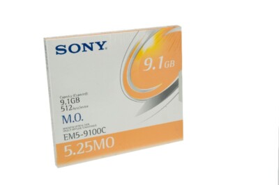 MOディスク　SONY 9100C Sony MO RW-Disk EM5-9100C 9,1GB NEU | eBay