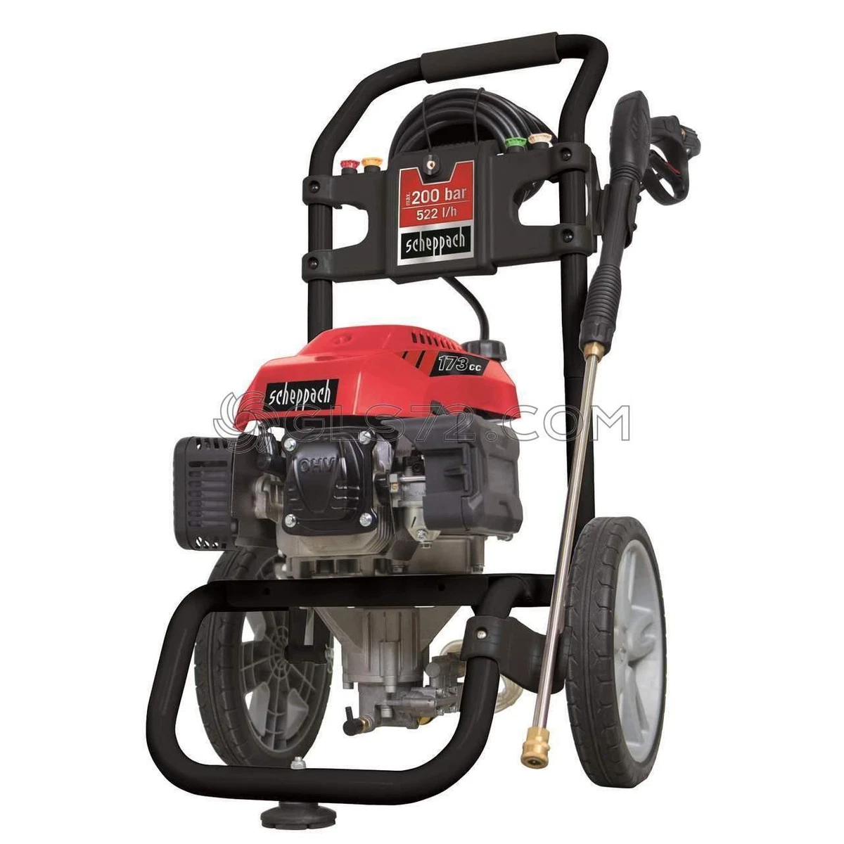 PETROL HIGH PRESSURE CLEANER 4 STROKE 200BAR 3 2kW 173cc SCHEPPACH