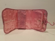 Mally Pink Snake Skin Cosmetic Bag 