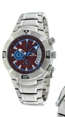 Seapro Men's SP3320 TX Diver Analog Display Quartz Silver Watch