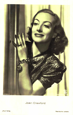 Joan Crawford    *  Original Ross Postkarte Postcard * Nr. 4205 h