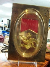 Vintage Michelob Lighted Bar Beer Sign, Bulb works, 8 x 12 inches Russel Kribbs