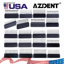 US AZDENT Dental Super Coarse FG Diamond Burs set for High Speed Handpiece