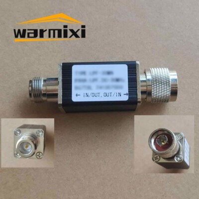 LPF Low Pass Filter 50ohms RF Accessory with N Male to N Female Connector