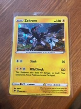 Zekrom 60/185 SWSH Vivid Voltage - Holo Rare - Pokemon Card  M/NM