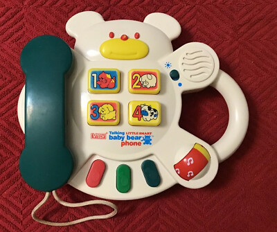 VTech Little Smart TALKING BABY BEAR Phone - Vintage 1993, RARE!!! 50803818173 | eBay