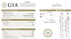 GIA 14k white gold 1.17ct VS2 SI2 G round diamond 4 prong deco stud earrings — photo 9