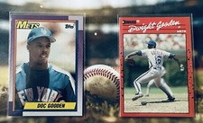 🔥1990 Flawless Set/ Doc Gooden/Topps Donruss Error no. After INC Rare  8.5 