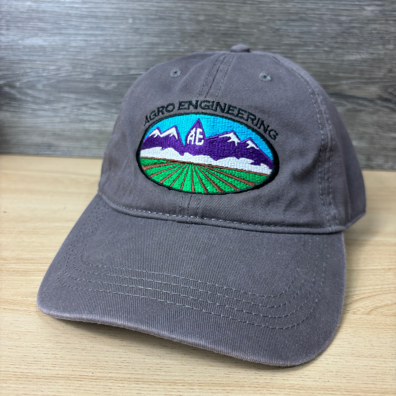 Agro Engineering Hat Cap Strap Back Gray One Size… - image 1